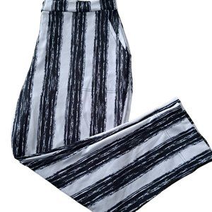 BLACKMILK WOMEN'S B&W SOFT BEETLEJUICE LEGGINGS PANTS W/ POCKETS SIZE XXL/2XL